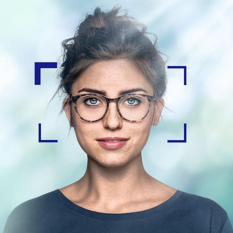 Blue light blocking store lens