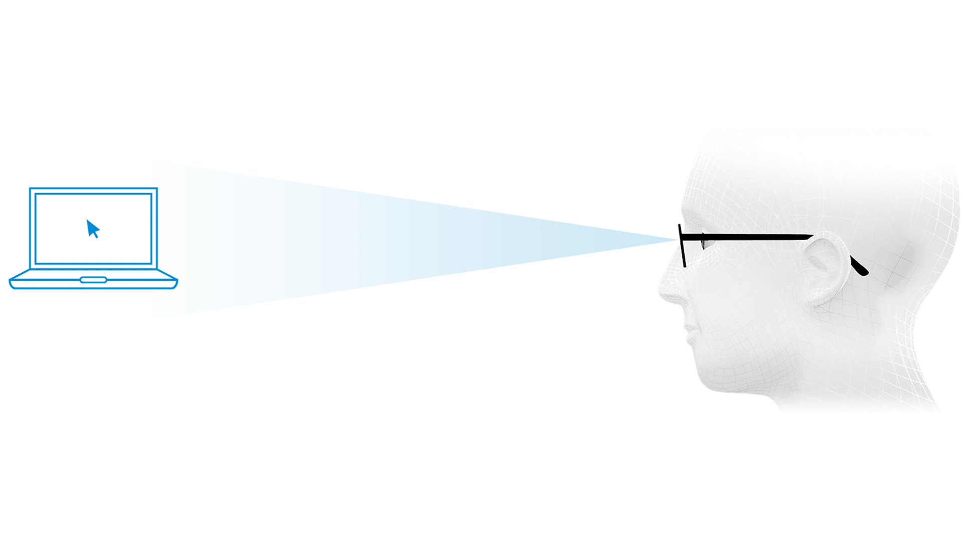 Optimum intermediate vision through the middle zone of the lens, the intermediate zone.