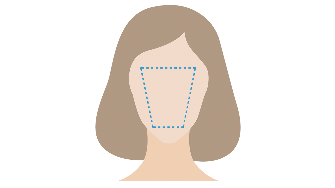 Trapezoid-shaped faces
