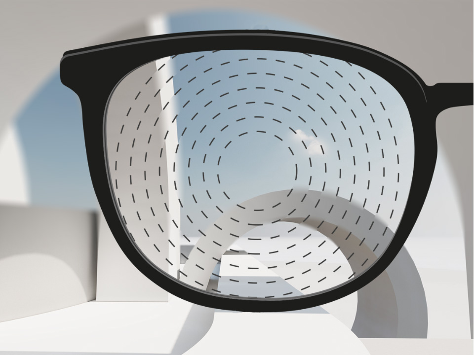 A point of view image with lenses for Myopia Management by ZEISS.